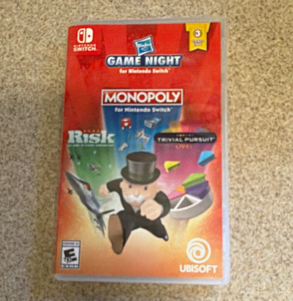 Hasbro Game Night Nintendo Switch - Ubisoft Board Game, E, NTSC-U/C, 2018